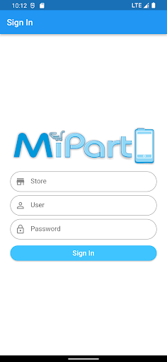 Android application MiPart® screenshort