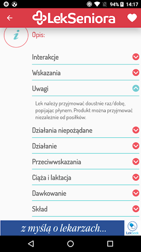 Lek Seniora screenshot 5