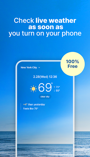 Android application FirstWeather screenshort