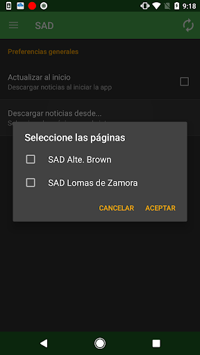 SAD: Secretaria de Asuntos Doc Screen 3