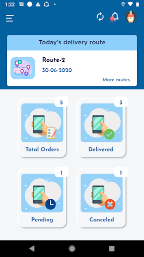 NeoWings Delivery Screen 2