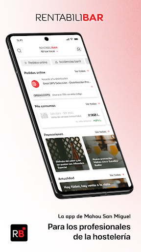 Android application Rentabilibar Mahou San Miguel screenshort