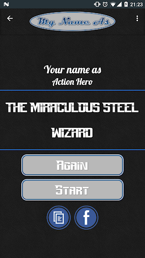 My Name As // Name Generator