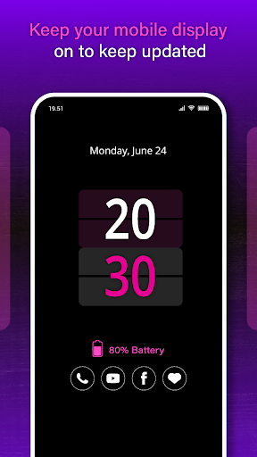 Always On Display Smart Clock Screen 3