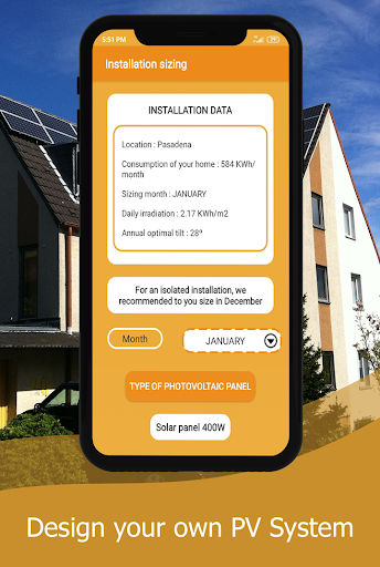 Autoconsumo Solar | PV System Screen 2