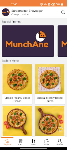 Android application Munchane screenshort