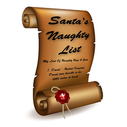Дүрс тэмдгийн зураг Santa's Naughty List App