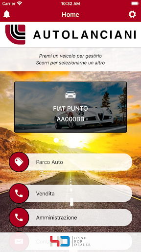 AutoLanciani App Screen 2