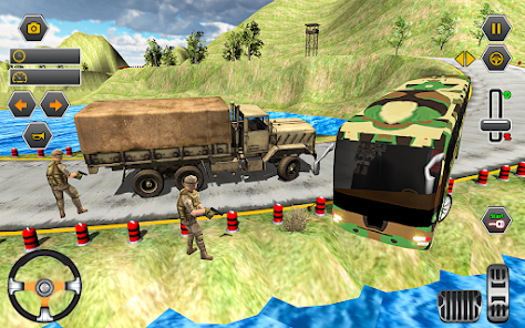 Army bus driving games 3d  screenshots 21
