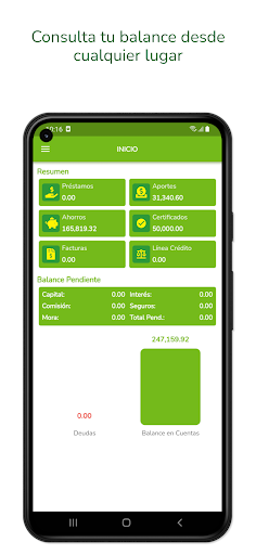 Android application CoopRioGrande screenshort