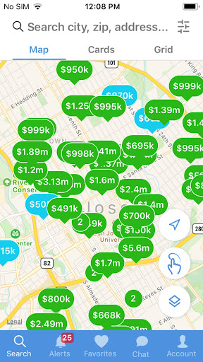 Android application Silicon Valley Home Finder screenshort
