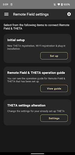 Screenshot of RICOH Remote Field Settings
