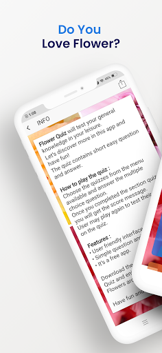 Android application Trivia : Flower Star Quiz screenshort