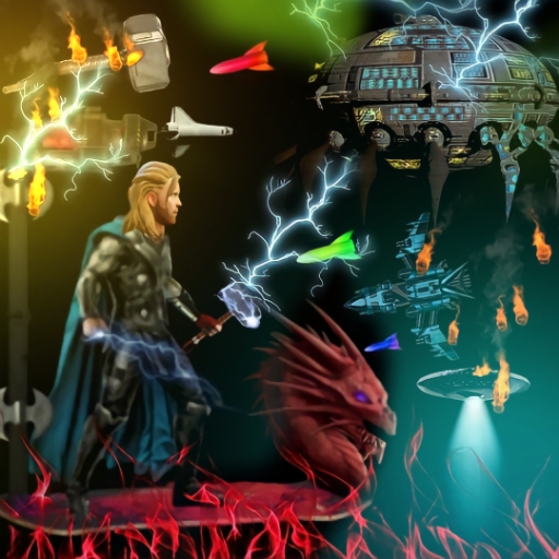 Thor Galaxy War :Action logo