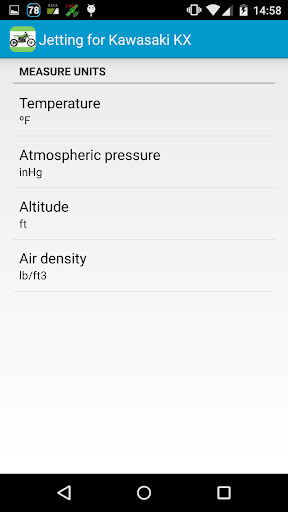 Jetting for Kawasaki KX