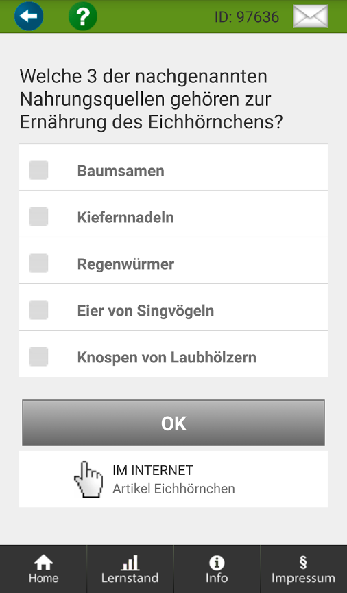 Android application Jagdprüfung – Dr. Hartl screenshort