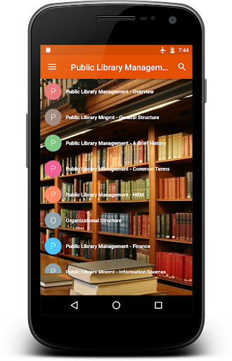 Android application Public Library Management screenshort