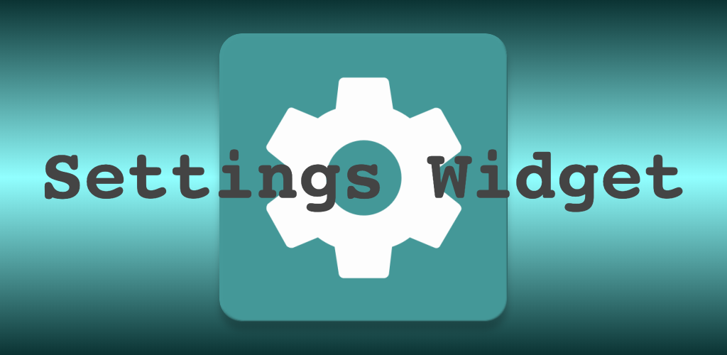 Widget setting