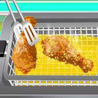 Deep Fry Cooking Chicken Chef
