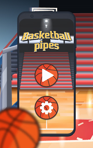 Android application Basketball pipes screenshort