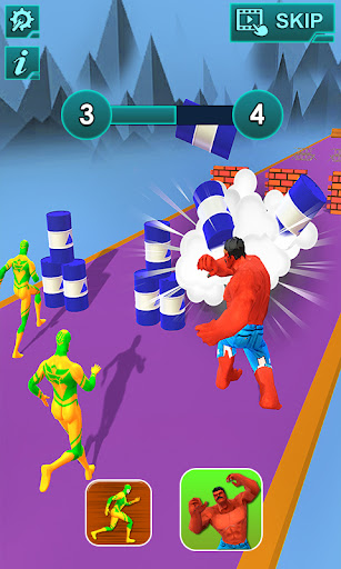 Android application Superhero Shift Race screenshort
