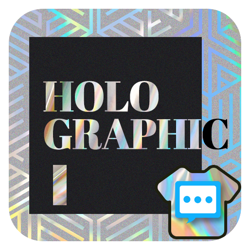 Holographic skin for Next SMS logo