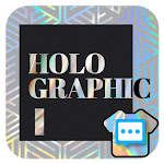 Holographic skin for Next SMS Apk