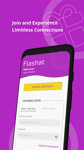 Android application Flashat screenshort