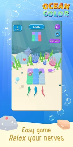 Ocean Color -Shooting Ball - Screenshot 1