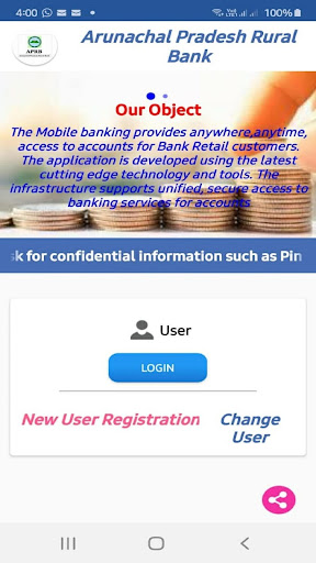 Android application APRB Mobile Banking screenshort