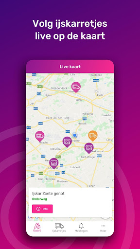 Android application ijsjesradar screenshort