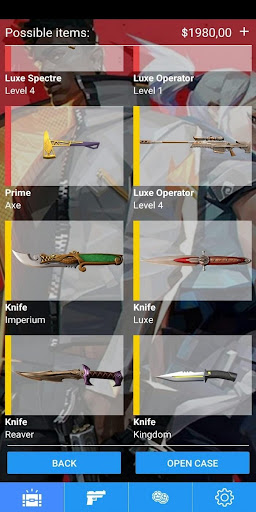 Case Simulator for Valorant