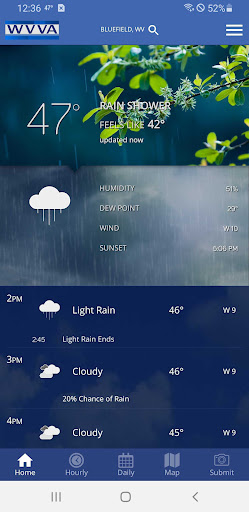 Screenshot of WVVA Weather