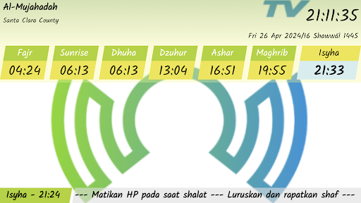 Masjid TV Screen 3