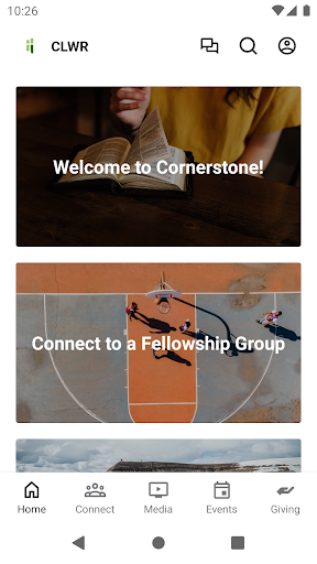 Android application Cornerstone of Lakewood Ranch screenshort