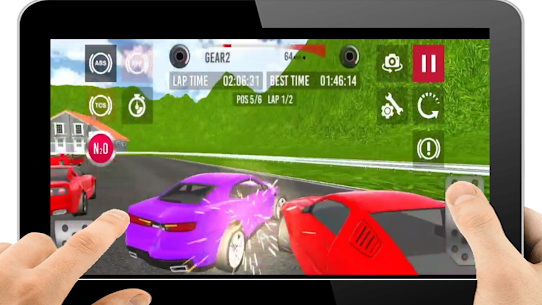 Real car action with slow motion Paid Mod Apk 4