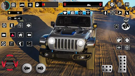 Offroad Jeep Driver Game Prado