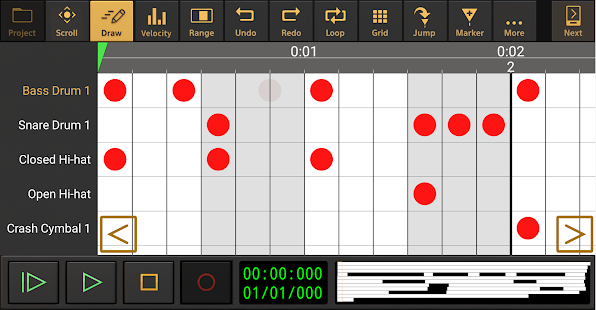 Audio Evolution Mobile Studio Screenshot