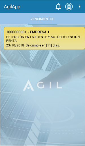 Android application AgilApp screenshort
