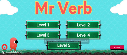Android application Mr Verb screenshort