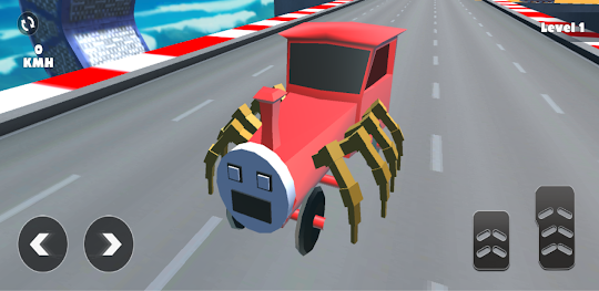 Choo Spider Train réga estrada