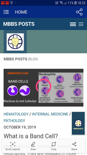 Android application MBBSPOSTS screenshort