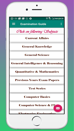 RRB NTPC Examination Guide App Screen 3