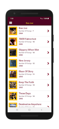 Bon Jovi Lyrics & Wallpapers Screen 2