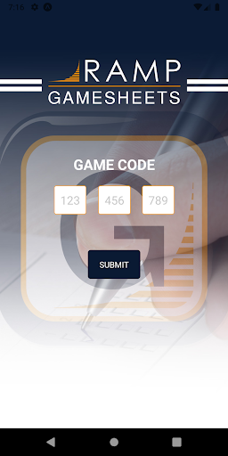 Android application RAMP GameSheets screenshort