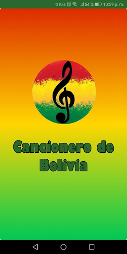 Android application Cancionero Boliviano Pro screenshort