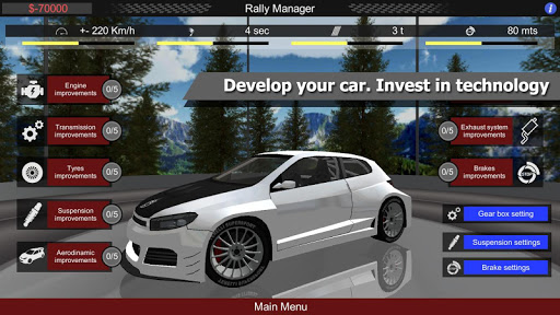 Code Triche Rally Manager Mobile Free APK MOD (Astuce) 5