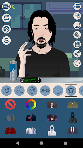 Android application Avatar Maker: Hackers screenshort