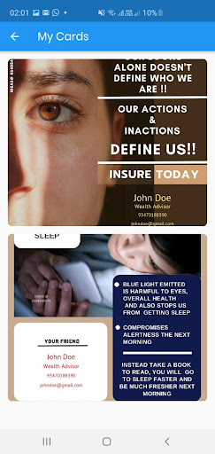 Mobilix Ideas Caards Screen 3