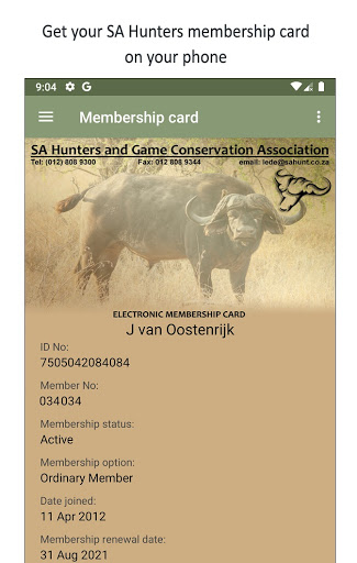 SA Hunters Members Screen 2